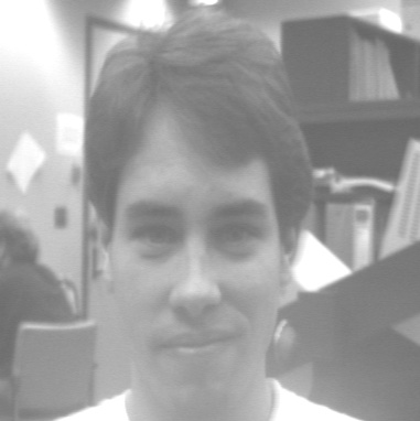 (Bob with short hair and no facial hair)